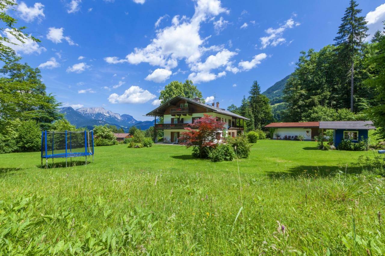 Pension Waldklause, Doppelzimmer mit Balkon, Dusche, WC Königssee Exterior foto