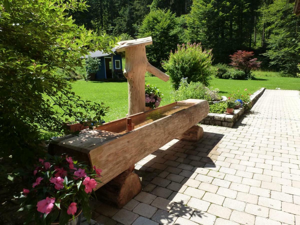 Pension Waldklause, Doppelzimmer mit Balkon, Dusche, WC Königssee Exterior foto