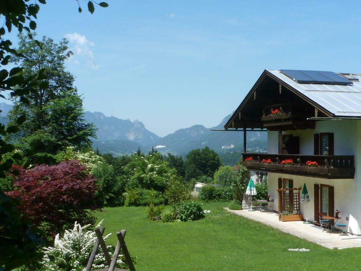 Pension Waldklause, Doppelzimmer mit Balkon, Dusche, WC Königssee Exterior foto