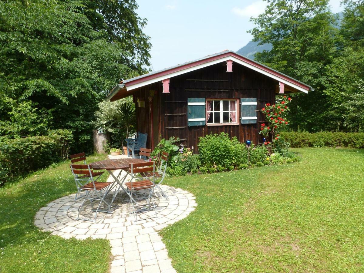 Pension Waldklause, Doppelzimmer mit Balkon, Dusche, WC Königssee Exterior foto